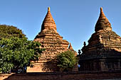 Bagan Myanmar. Temples near Abeyadana, Myinkaba. 